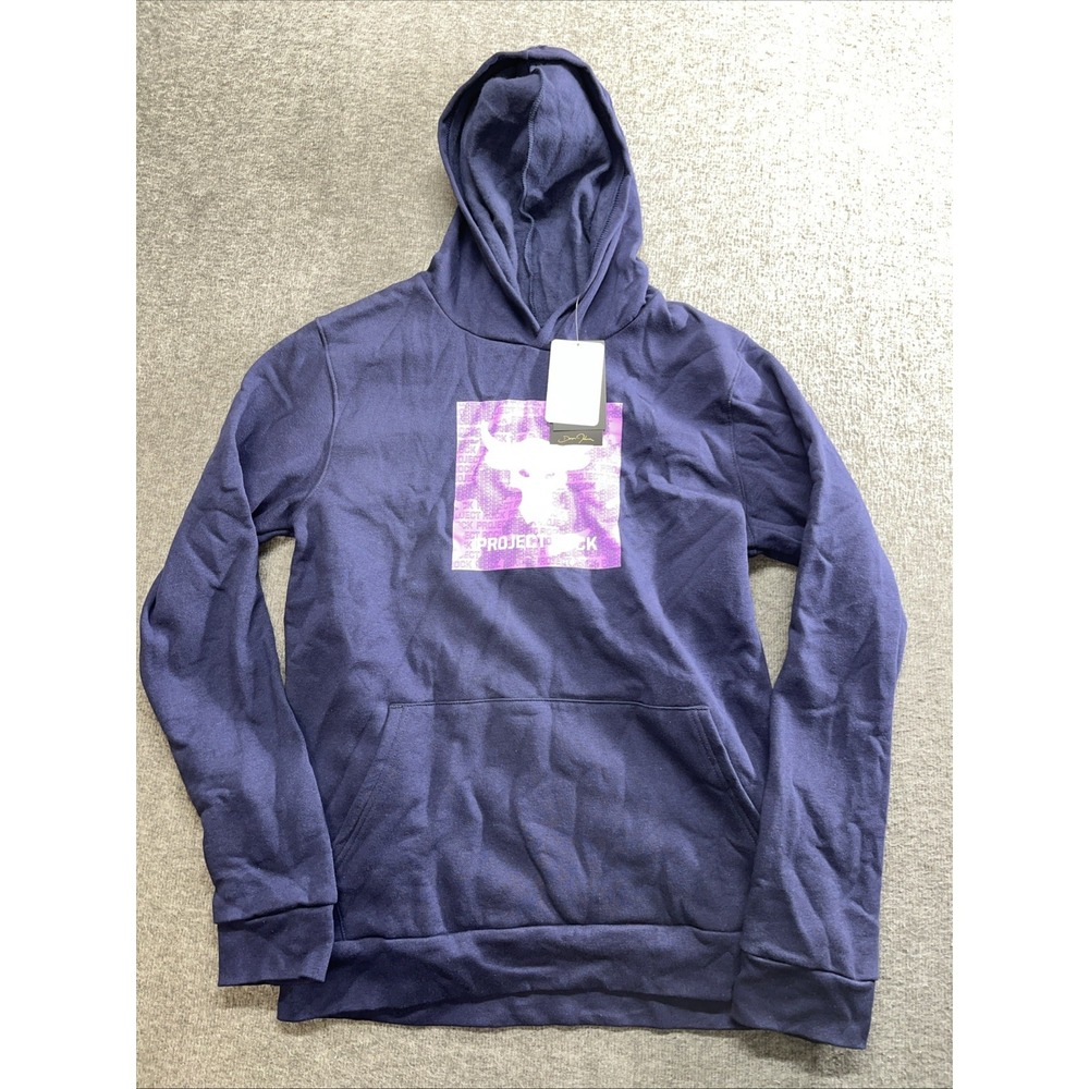 Under Armour boys youth loose hoodie, YXL, blue rock NWT